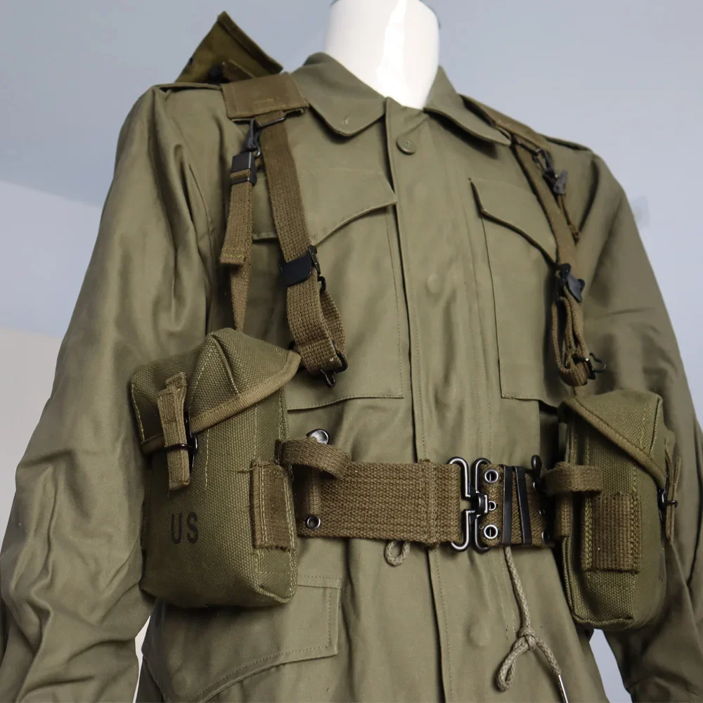 米軍 実物 ポリプロ アンダーセット M1956 Long Pouch Bag Replica, WW2 Us, Korean War Sport