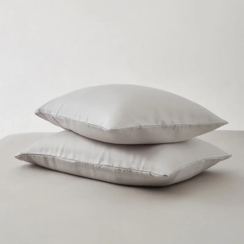 2 قطعة الأوكالبتوس الطبيعي Loycell المخدة ، حريري السلس تنفس الرقبة وسادة غطاء ، الصيف الجلد ودية كيس وسادة 48*74 سنتيمتر