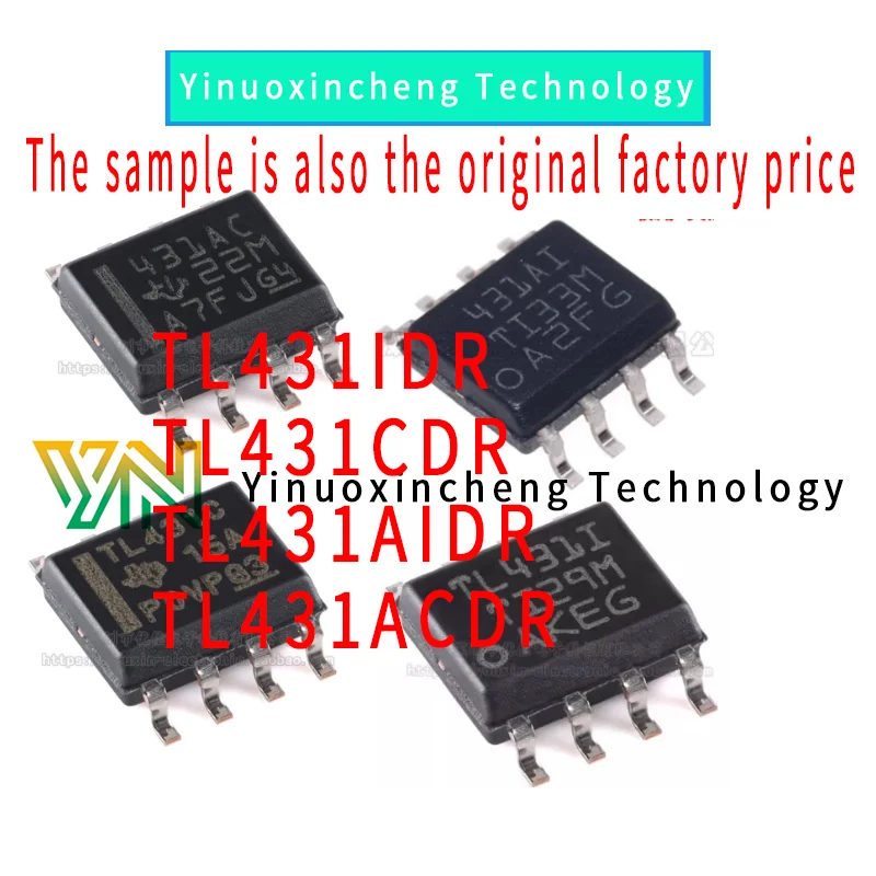 

Original new 20PCS/LOT TL431AIDR TL431CDR TL431AIDR TL431ACDR SMD SOP-8 precision shunt voltage reference IC chip