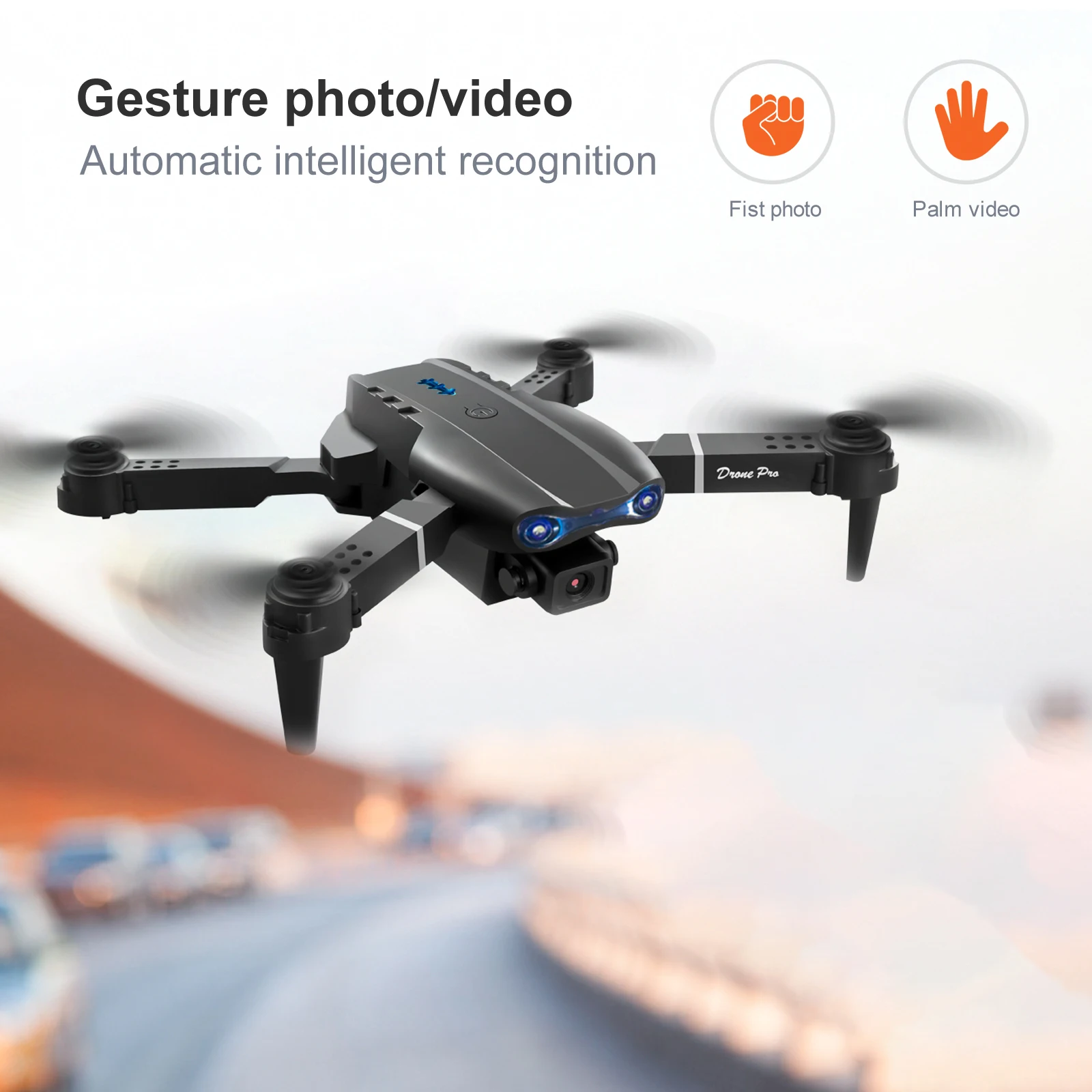 Dual Camera FPV Foldable Drone – RC Quadcopter with Optical Flow Hover, APP Control & Path Flight | Beginner-Friendly Drone Toy 3