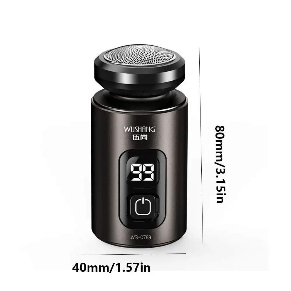 LED Digital Men's Electric Shaver Dry Wet Dual TYPE-C Rechargeable Beard Trimmer Space-saving Comfortable Shaving Shaver