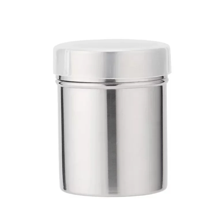 Coffee Sifter Shaker with cover Bakeware Steel Chocolate Icing Sugar Powder Flour Cocoa flour sifter baking tools mesh strainer fine mesh strainer powder sieve powder sugar shaker