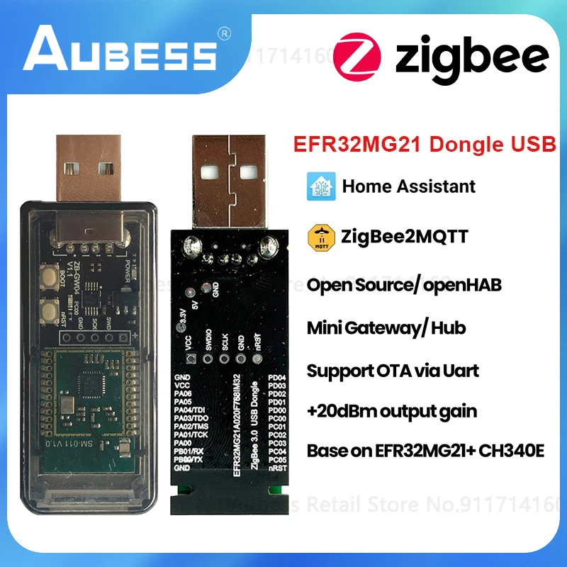 AubessZigBee30USBDongleWirelessZigBeeGatewayAnalyzerUniversal