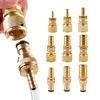 1Pc Brass Hose Barb Pipe Fitting 6/8/10/12/14/16/19/25mm Quick Connector Garden Irrigation Adapter Pneumatic Accessories 1