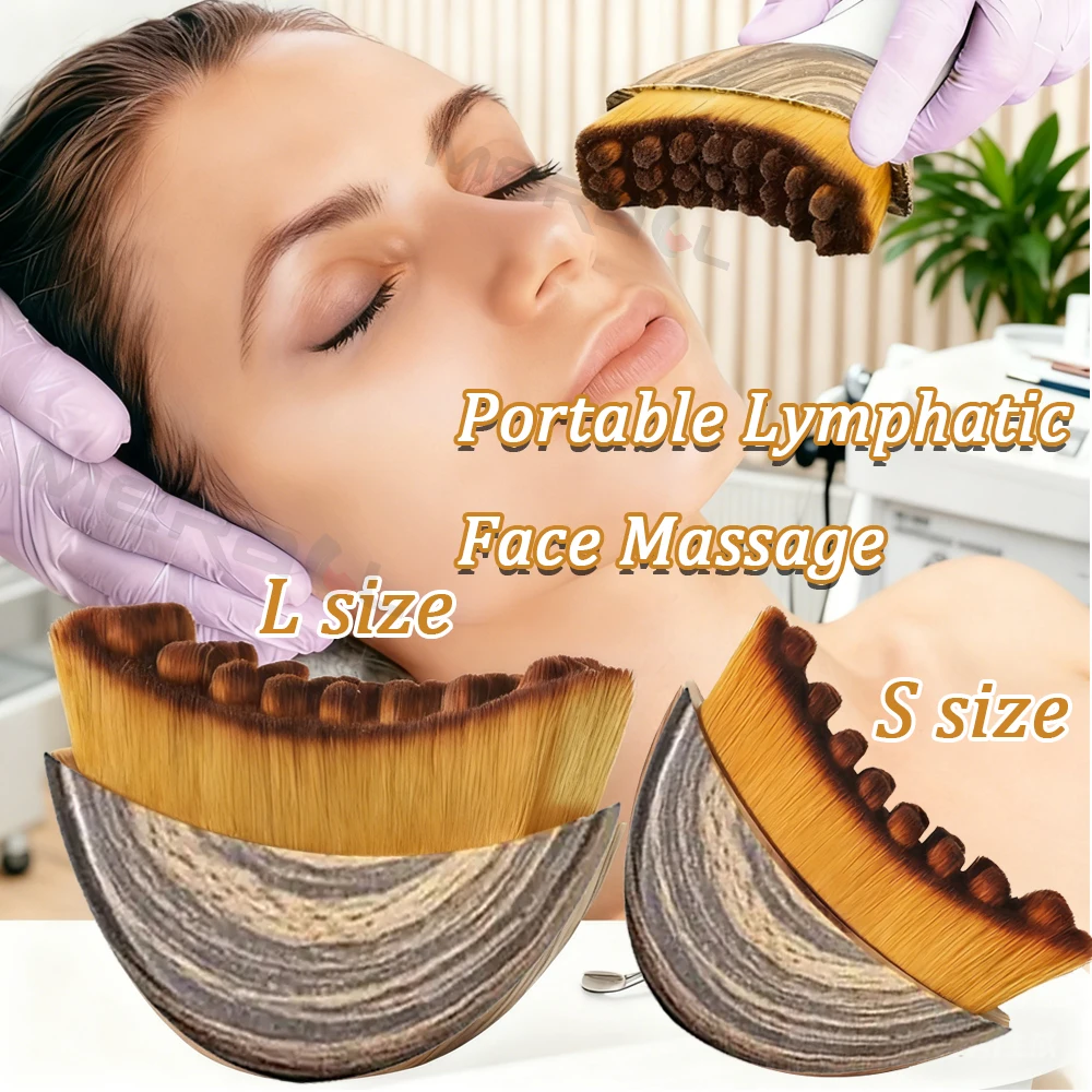 Lymphatic Puffiness Facial Sculpting Guasha Face Scraper Relief Fatigue Facial Massager Face Chin Skin Sculpting Tool Face Brush