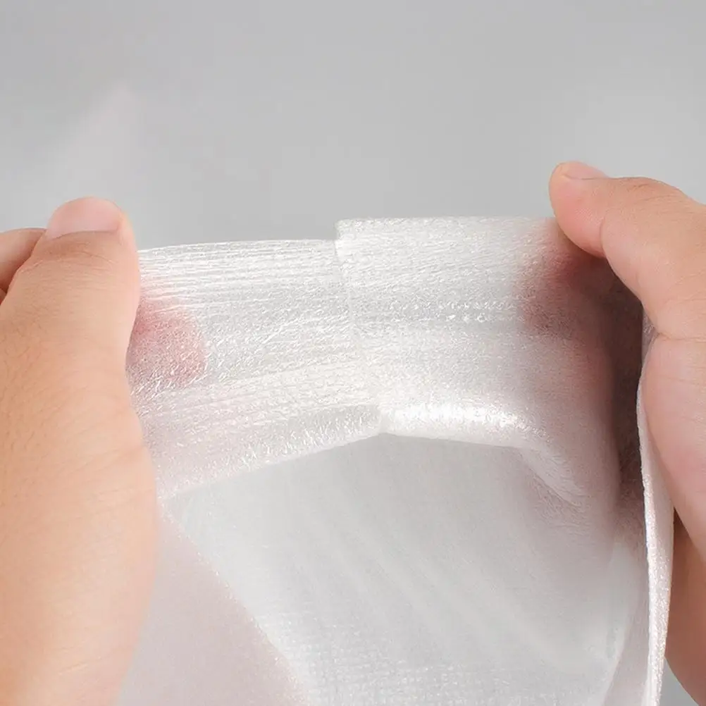 100 Pcs Shockproof Bag Cushion Wrap for Glasses Packaging Bags Material Plates Packing Foam Film
