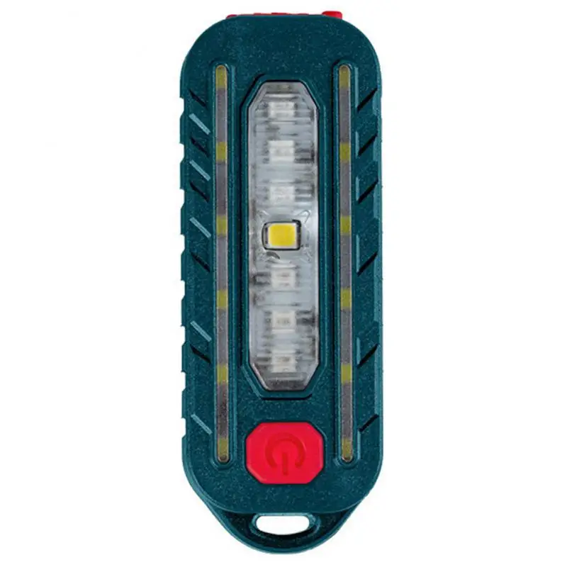 미니 LED 손전등 USB 충전식 자전거 조명, 휴대용 포켓 손전등 키체인 램프, 미등 플래시, 1 개, 2 개, 3 개