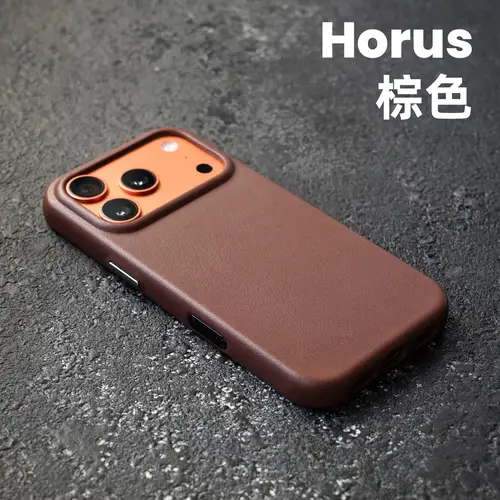 YMW Italian Mastrotto Genuine Leather Case for iPhone 17 Pro / 17 Pro Max Personality Cowhide Magnetic Phone Cover - Image 8