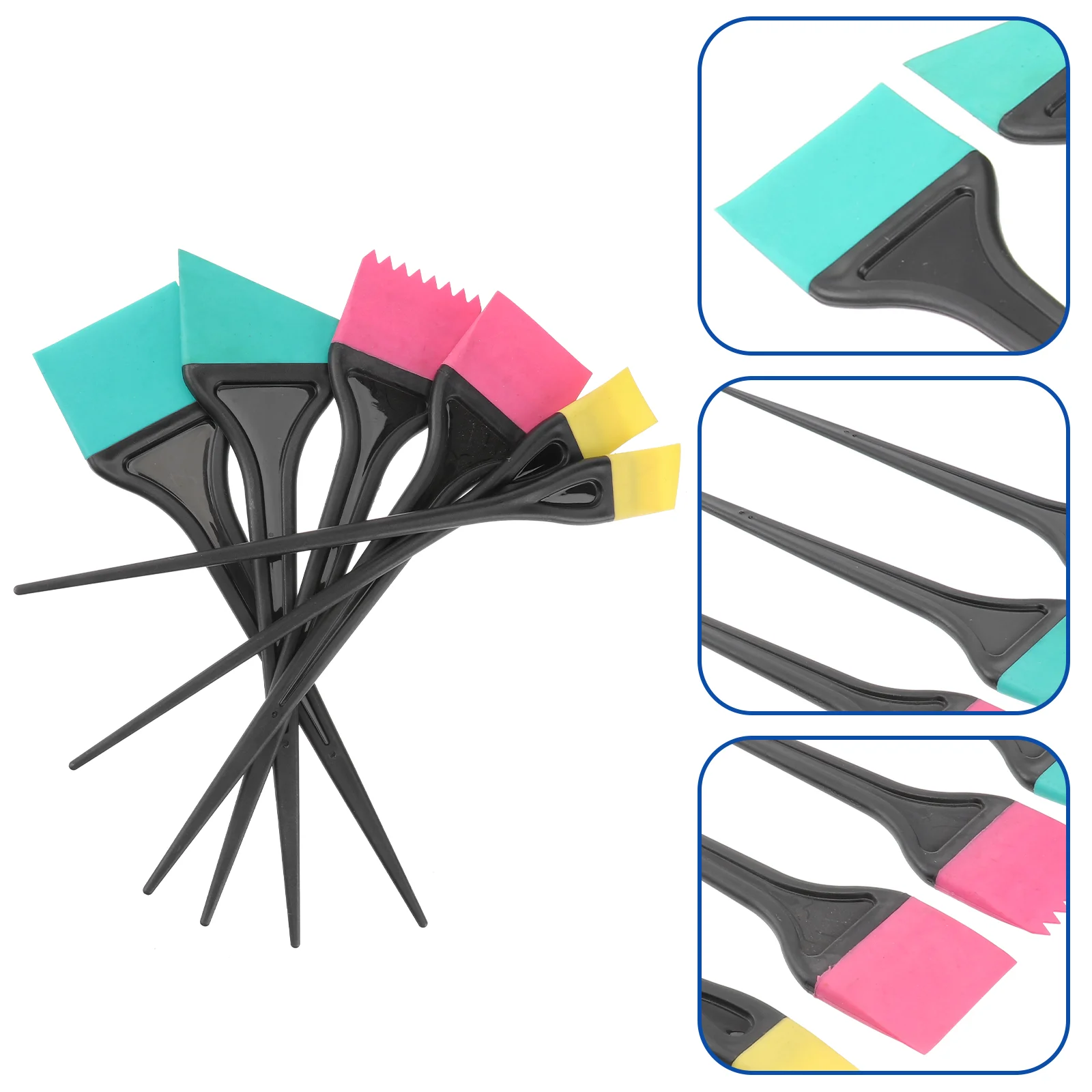 

Hair Dye Coloring Color Applicator Tint Brush Silicone Bleach Tinting Professional Coloring Tool for Home
