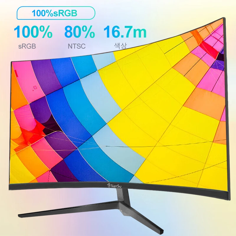 TIANSU 32 ̹ ÷, ̸ 1920x1080p, 75hz HD LED  , ũž HDMI ǻ Ϳ ȣȯ 