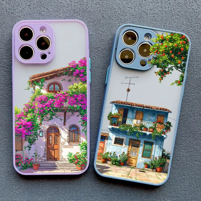 Fower Blooming House iPhone Case