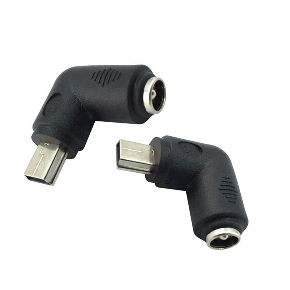 Dc 55*21 Frau Zu Mini Usb 90 Grad Adattatore Di Alimentazione-Stecker Freies Verschiffen