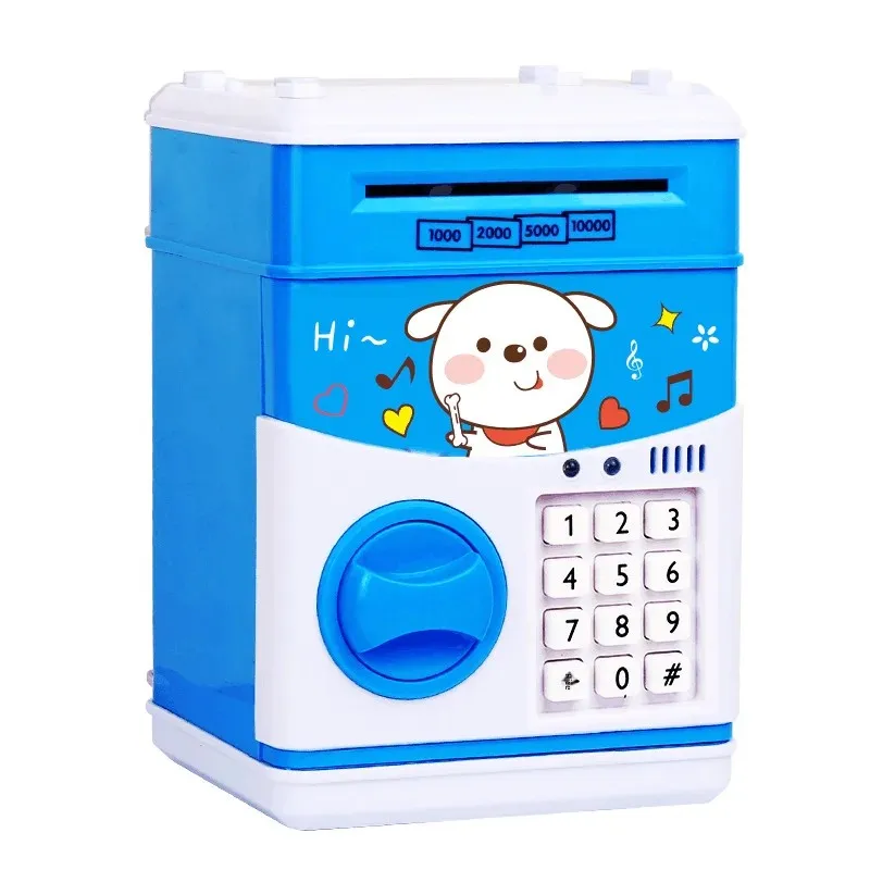 Cartoon Automatic Money Box Safe Deposit Box Savings Canister Creative Children's Gift Toy Bank from Mainland China