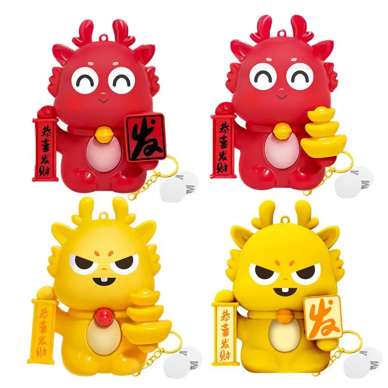 

Cartoon Little Dragon Keychain Year Of The Dragon Keychain Cute Couple Car Key Chain Jewelry Gift Kids Keyring Backpack Keychain