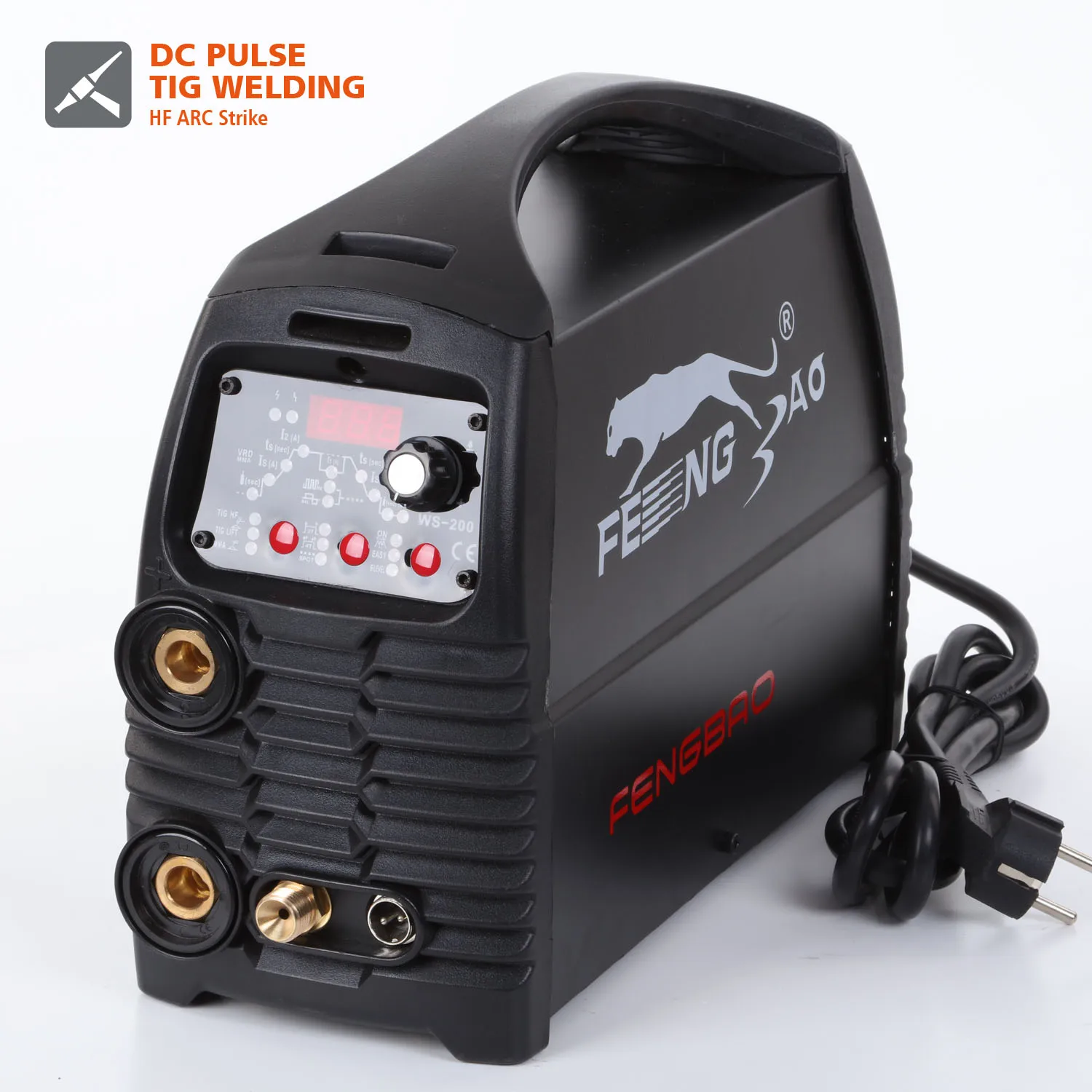 Smart IGBT INVERTER Machinery DC With Single Phase 220V 200A TIG-200 Welder