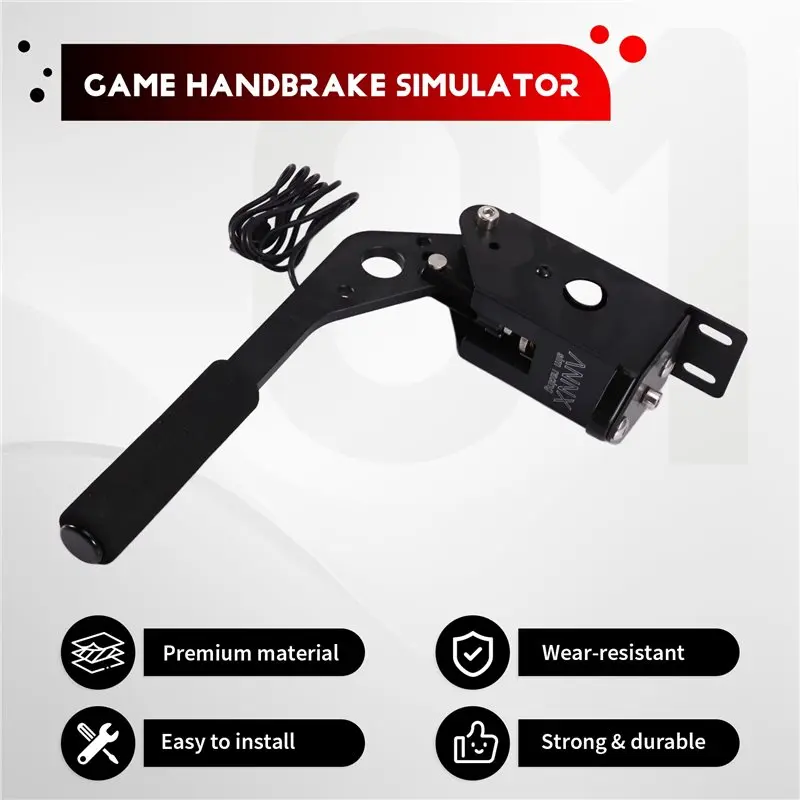 게임 핸드브레이크 시뮬레이터 랠리 브레이킹 시스템 핸드브레이크 (로지텍 G29 / G27 / G25 PC USB RS-HB034 호환)