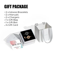 TOTWOO Long Distance Touch Bracelets for Couples ,Light up&Vibration Relationship Gifts for Lovers Smart Jewelry Love Bracelets - Image 6