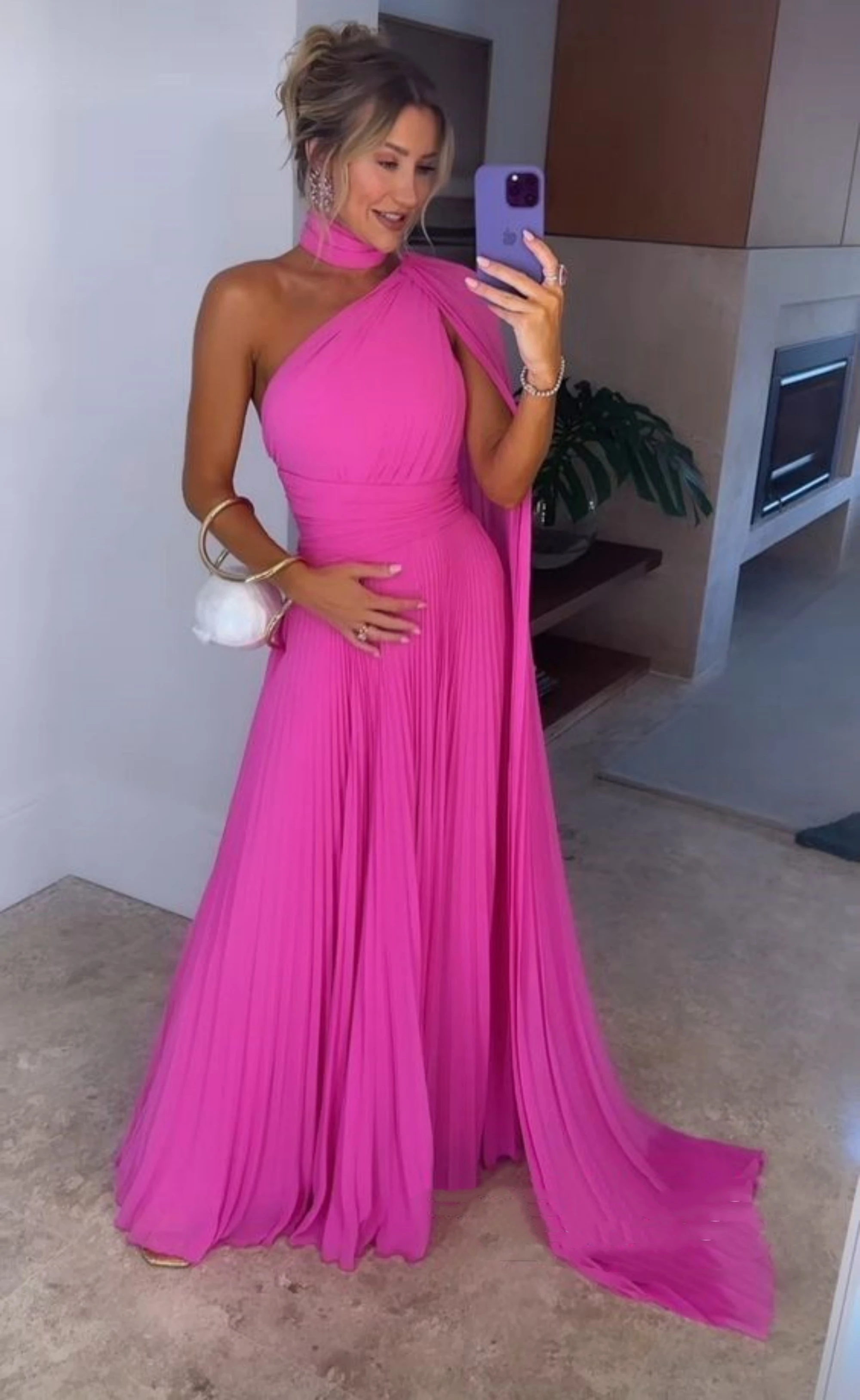 

Hot Pink Fuchsia Prom Dress