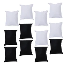

20pcs Bracelet Watch Pillows Jewelry Display Pillows Watch Bangle Cushions (Black White)