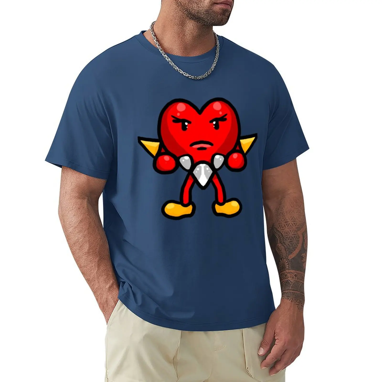 

Heart warrior T-Shirt Blouse oversizeds mens graphic t-shirts hip hop