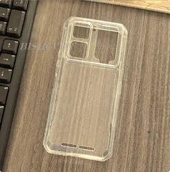 Enhanced Product Title: Universal 6.8 Back Ring Holder Bracket Phone Case - TPU Soft Silicone Cover for Case & Holder (Transparent TPU Case)