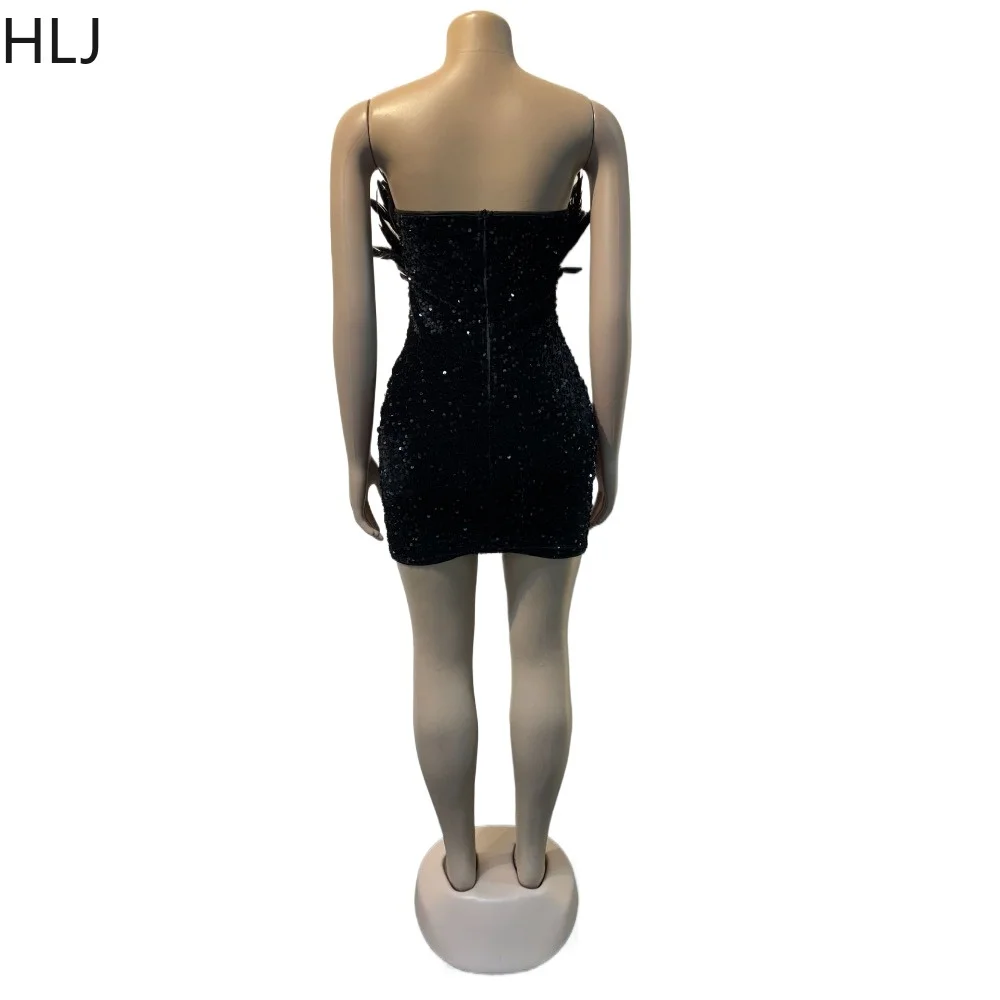 green emerald velvet dress Sequined Tube Top Party Glitter Diamond Short Dress – Emes Shop main image 0