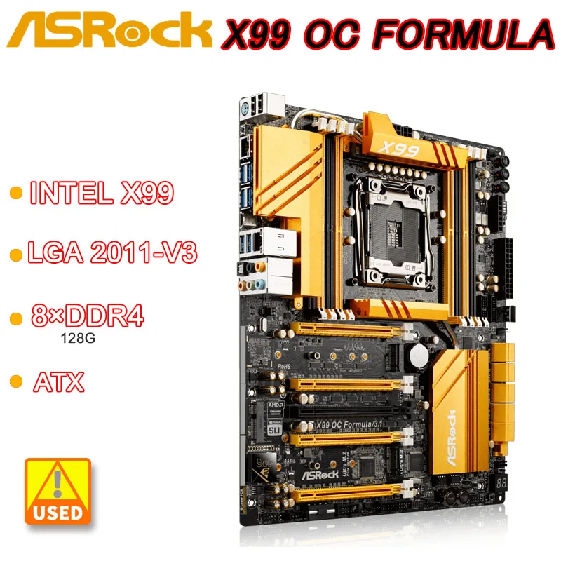 X99 Motherboard ASROK X99 OC Formula LGA 2011-3 8xDDR4 USB 3.0 10xSATA3 ...