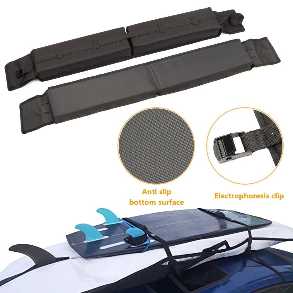 Universal Car Roof Bagagli Soft Rack Pads Per Kayak/Sup/Paddleboard/Canoa/Snowboard/Windsurf Car Surfboard Rack Accessorio