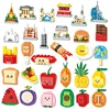 10in1 Cute Architectural Street View Foods Fries Snacks Fruits Animals Building Blocks Kit Girl Bricks Model Kids Toy Children