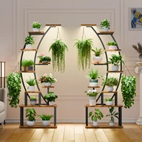 Plant Stands Indoor With Grow Lights 2pcs