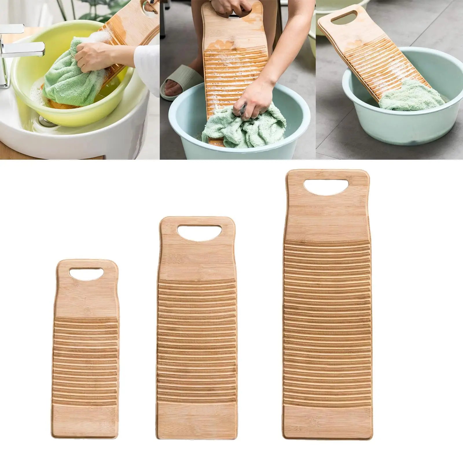 Rectangle Washboard Anti Slip Hand Wash Board for School Underwear Laundry