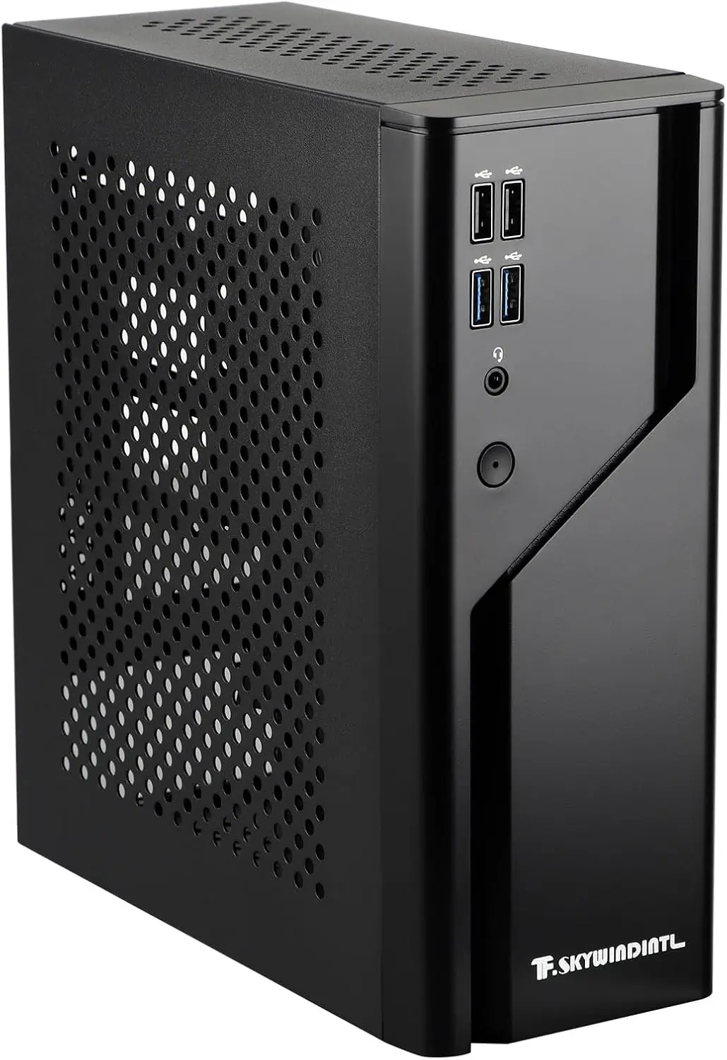 Mini ITX Custodia ARGB Fattore di forma piccola SFF Mini-Tower HTPC Custodie per PC Pannelli ventilati Telaio per computer SPCC da 0,8 mm Adatto per ITX