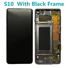 

3A+ Original LCD For Samsung S10 G973 SM-G9730 G973F LCD Display and Touch Screen Digitizer Assembly Parts With Frame Defect