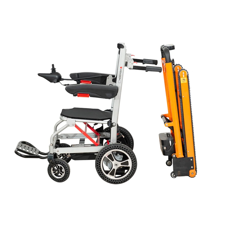 Price Folding Electric Stair Climbing Wheelchair Designed For Disabled Users Climb Stairs Effortlessly Stair Lift Solu