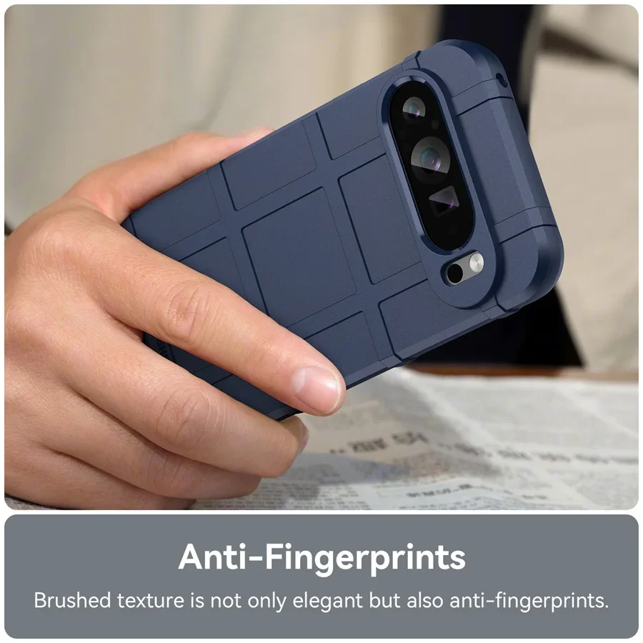 Google Pixel 9 Pro XL 8 7 8A Rubbe Kılıf Anti-Şok Sağlam Hibrit TPU Darbeye Dayanıklı Kapak için Otter Armor Kılıf Kutusu_voghion.com