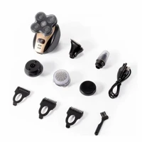 Electric Men Bald Head Shaver 5 in 1 Electric Shaver Kit Cordless Hair Clippers Nose Hair Trimmer Waterproof USB Rechargeable 2