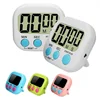 Kitchen Timer Magnetic LCD Digital Countdown Timer Cooking Timer Alarm Clock Home Kitchen Accessories