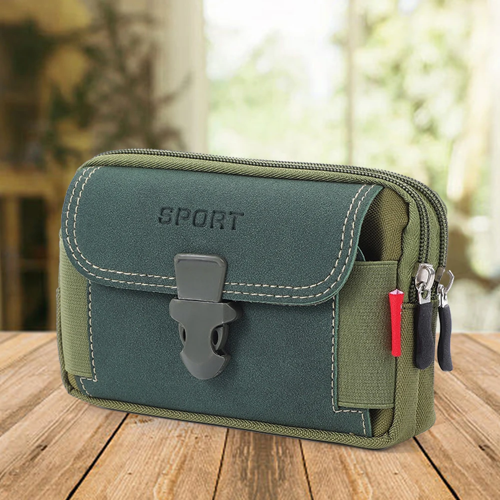 Sport Phone Purse Travel Zip Belt Bum Pouch Running Pouch Travel Camping Bags Outdoor Men Canvas Waist Bag Pocket