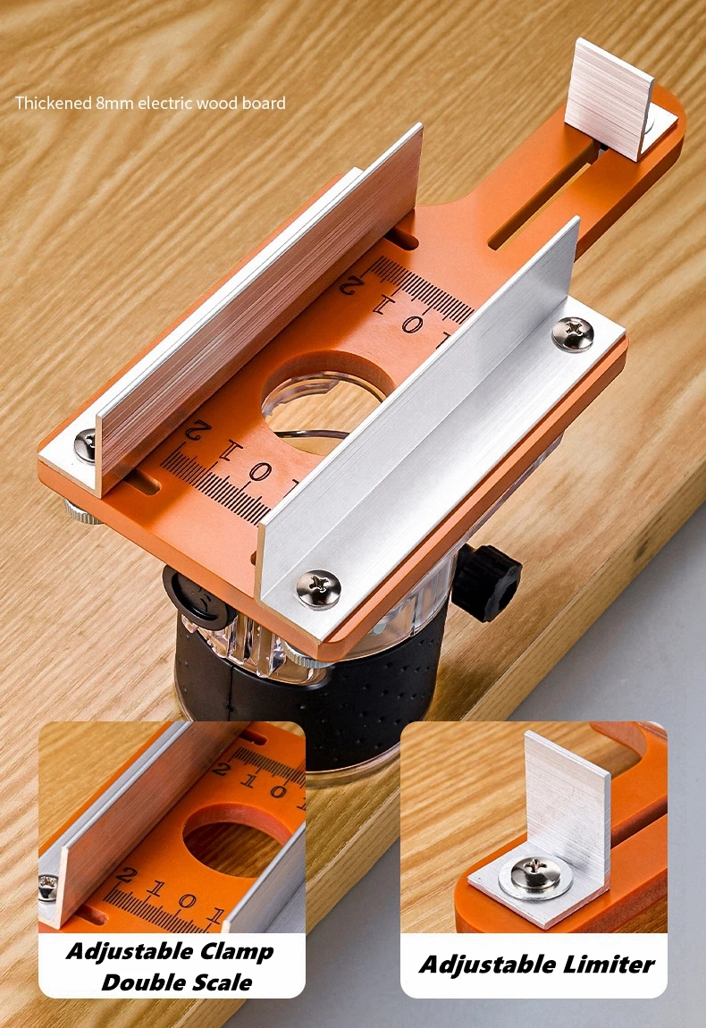 Wood Router Table Insert Plate,Woodworking Benches Router Slotting Positioning Bracket Plate Router Table Mounting Plate