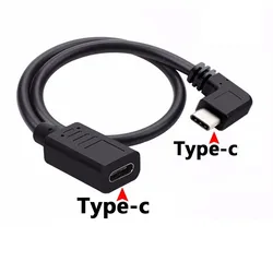 Enhanced Right Angle USB - C Charging and Converter Cable (Typec Right)