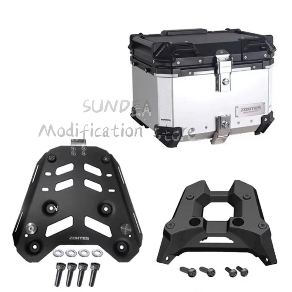 Portapacchi Posteriore In Acciaio Inox Per Zontes 310M, 350D, X310, 350X, 368D E 368M – Supporto Per Bauletto Con Kit Di Montaggio, Carico Elevato E Design Sportivo
