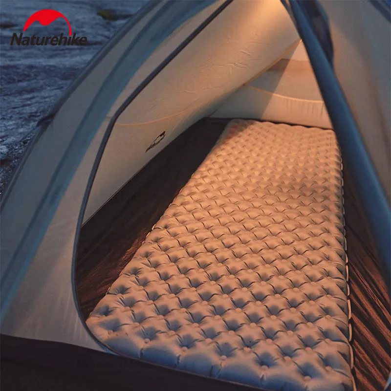 Naturehike R3.2 Camping Air Mat Sleeping Mat 8cm Thickness Warm Outdoor Hiking Sleep Pad Ultralight Inflatable Tourist Mattress inflatable air bed camping mattress inflatable camping mattress