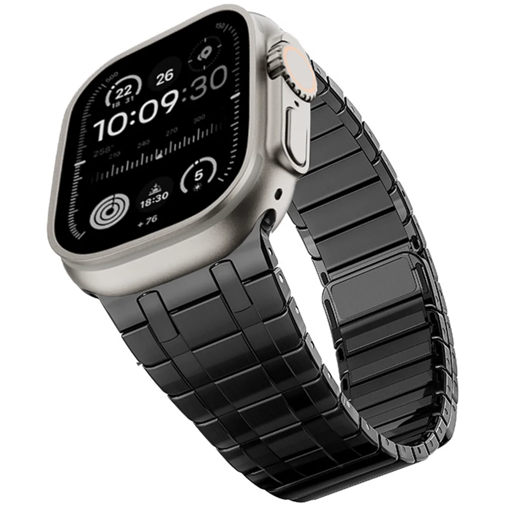 Luxury Stainless Steel Magnetic Watch Band Bracelet