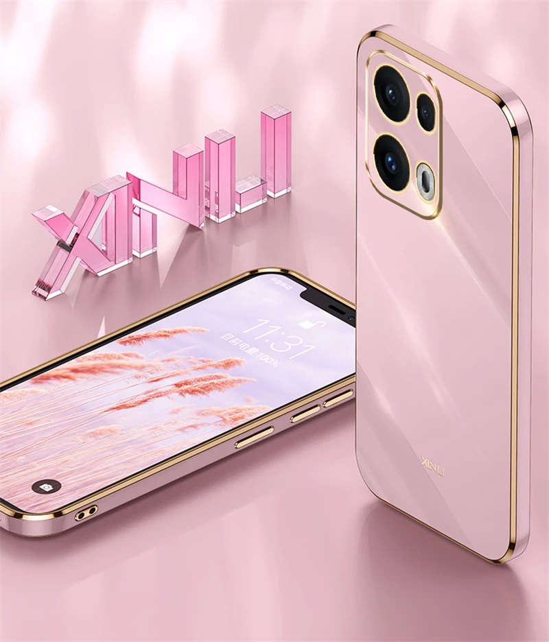 Luxury Shockproof High-Quality Soft TPU Case with Camera Protection