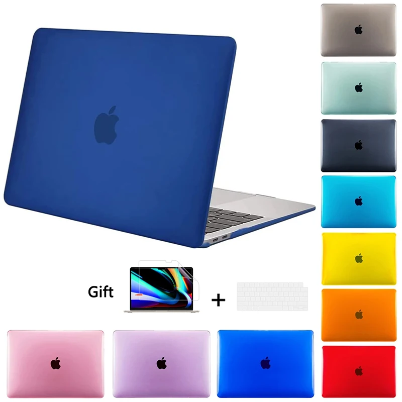 Case Matte Per Macbook Pro 14 16 A2442 A2485 Per Macbook Air 13.3 A2338 A2179 A2337 Touch Id Pro 15.4 A1286 16 A2141 Accessori