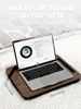 Portable Laptop Desk with Handheld iPad Slot And Phone Holder for Bed Sofa Car - Lazy Person Multi-Use Laptop Desk 3
