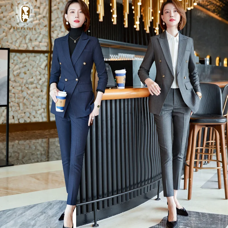 

Business Wear Temperament Goddess Style Tailored Suit Formal Clothes Work Clothes Manager Capable Suit Female Autumn and Winter