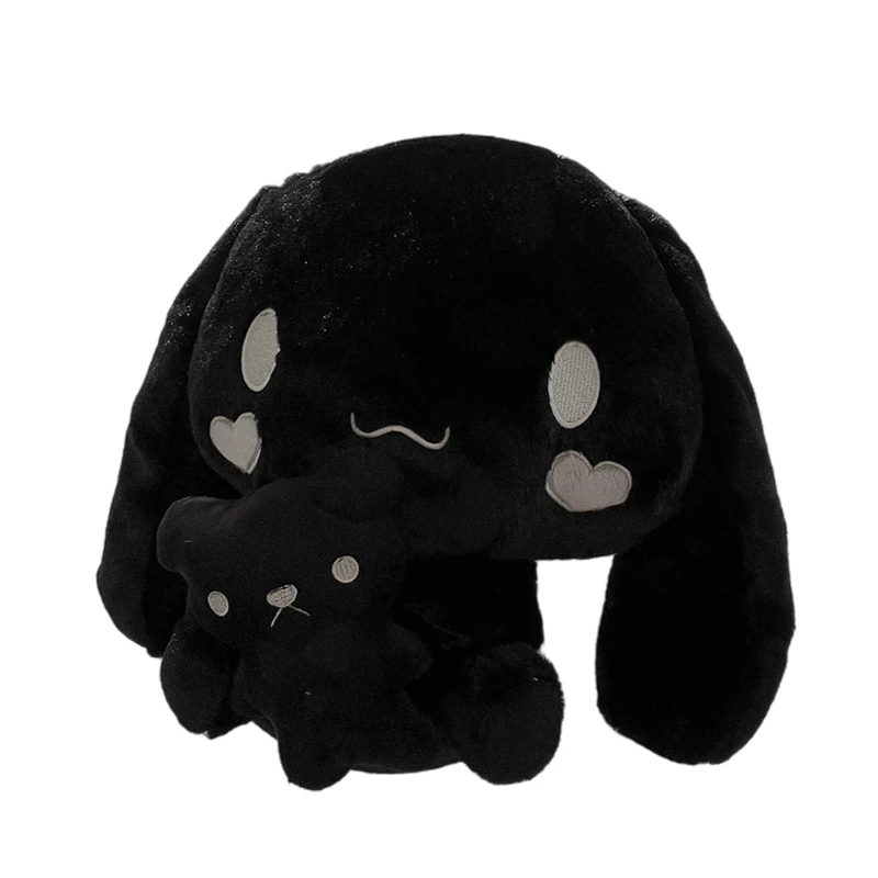 Sanrio Black Cinnamoroll Plush Toy Cute Creative Dark Cinnamoroll Plushies Kawaii Stuffed Black ...