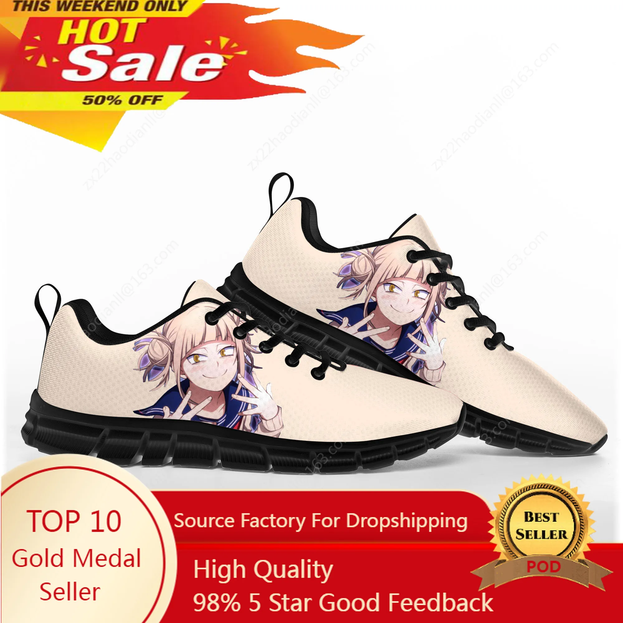 

Himiko Toga My Hero Academia Sports Shoes Mens Womens Teenager Kids Children Sneakers Casual Custom High Quality Couple Shoes