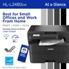 HL-L2480DW Wireless Compact Monochrome Multi-Function Laser Printer with Copy and Scan, Duplex, Mobile 2